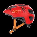 Scott Spunto Kid Florida Red LED Lampa 46-52 cm | Röd cykelhjälm barn